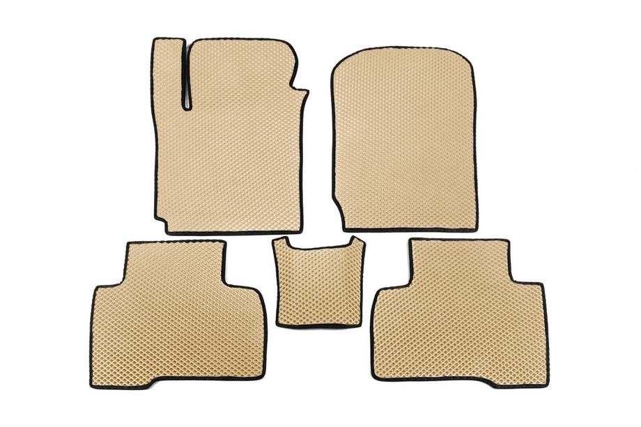 Suzuki Grand Vitara 2005-2017 EVA Floor Mats (Beige) Image