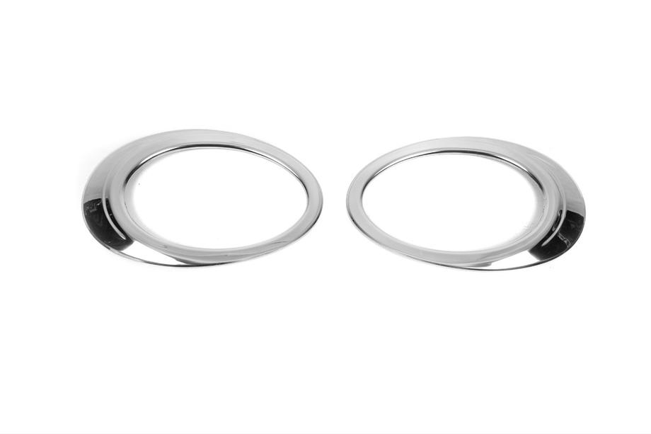 Renault Megane III 2009-2016 Fog Light Trims 2008-2011 (2 pcs, stainless steel) Photo 2