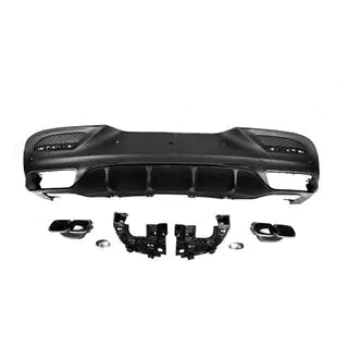 Rear diffuser with tips Black (GLE63 design) photo 1
