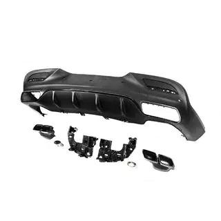 Rear diffuser with tips Black (GLE63 design) photo 3