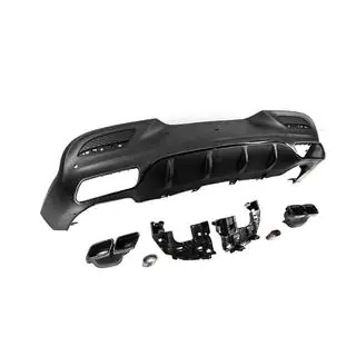 Rear diffuser with tips Black (GLE63 design) photo 4