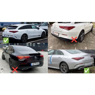 Rear diffuser with exhaust tips (CLA35 design) photo 4