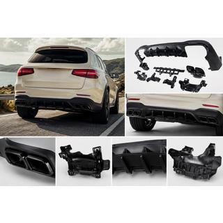 Rear Diffuser with Tips Black (AMG63 Design) photo 1