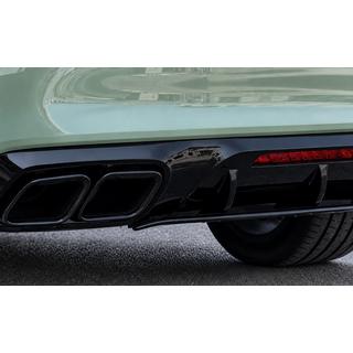 Rear diffuser with exhaust tips Black (2015-2018, GT63 Design) photo 2
