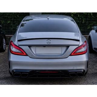 Rear diffuser with exhaust tips Black (2015-2018, GT63 Design) photo 4