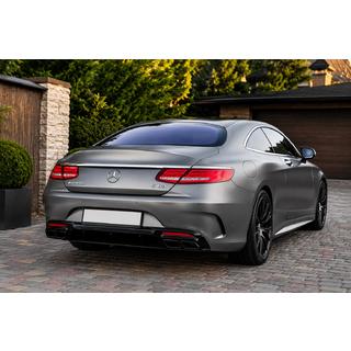 Rear Diffuser with Tips Black (2018-2020) photo 2