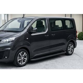 Side Steps Tayga Black (2 pcs, Aluminum) Opel Zafira Life 2019- photo 1