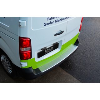 Rear Bumper Protector OmsaLine Stainless Steel Opel Zafira Life 2019- photo 2