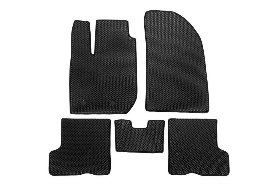 Renault Duster 2018-2024 EVA Floor Mats (Black) Image