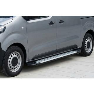 Side Steps Allmond Grey (2 pcs, Stainless Steel) Opel Zafira Life 2019- photo 1