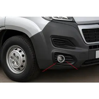 Fog light covers (4 pcs, stainless steel) photo 1