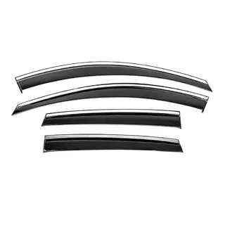 Window Deflectors with Chrome Trim Niken Luxury (4 pcs) photo 1