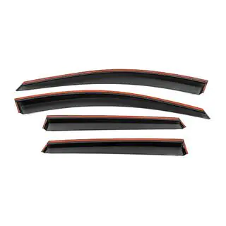 Window Deflectors with Chrome Trim Niken Luxury (4 pcs) photo 3