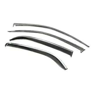 Window Deflectors with Chrome Trim Niken Luxury (4 pcs) photo 3