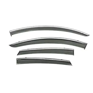 Window Deflectors with Chrome Trim Niken Luxury (SD, 4 pcs) photo 1