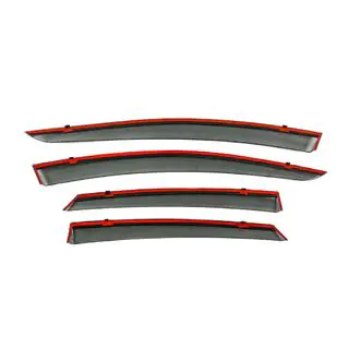 Window Deflectors with Chrome Trim Niken Luxury (SD, 4 pcs) photo 3