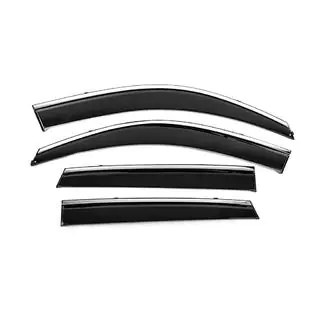 Window Deflectors with Chrome Trim Niken Luxury (4 pcs) photo 1