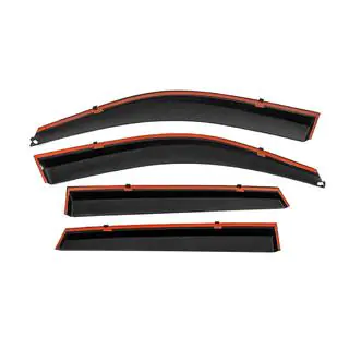 Window Deflectors with Chrome Trim Niken Luxury (4 pcs) photo 3