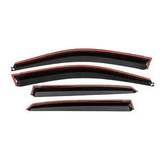 Window Deflectors with Chrome Trim Niken Luxury (4 pcs) photo 3