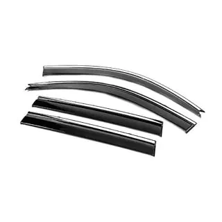 Window Deflectors with Chrome Trim Niken Luxury (4 pcs) photo 2
