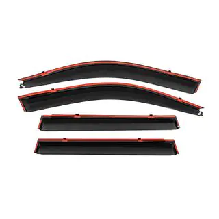 Window Deflectors with Chrome Trim Niken Luxury (4 pcs) photo 3