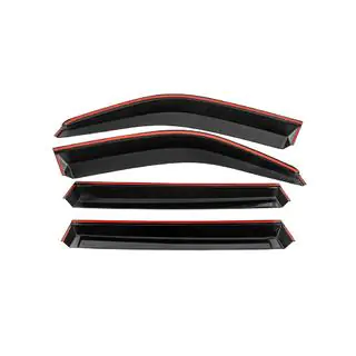 Window Deflectors with Chrome Trim Niken Luxury (4 pcs) photo 3