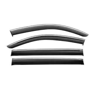 Window Deflectors with Chrome Trim Niken Luxury (4 pcs)
