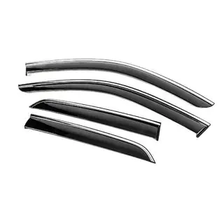 Window Deflectors with Chrome Trim Niken Luxury (4 pcs) photo 3