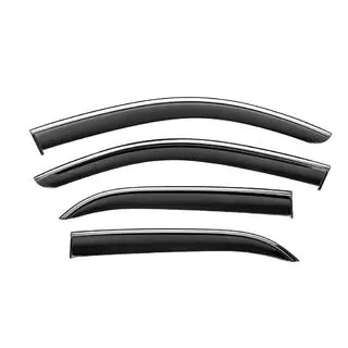 Window Deflectors with Chrome Trim Niken Luxury (4 pcs) Mercedes GLE W167 2018- photo 1
