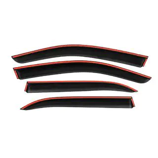 Window Deflectors with Chrome Trim Niken Luxury (4 pcs) Mercedes GLE W167 2018- photo 3
