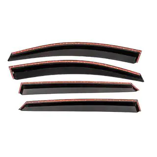 Window Deflectors with Chrome Trim Niken Luxury (4 pcs) photo 3