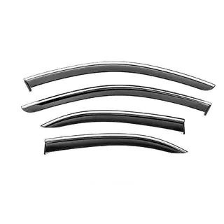 Window Deflectors with Chrome Trim Niken Luxury (SD, 4 pcs) photo 1