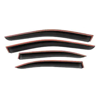 Window Deflectors with Chrome Trim Niken Luxury (SD, 4 pcs) photo 3