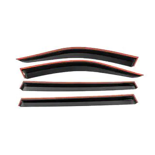 Window Deflectors with Chrome Trim Niken Luxury (4 pcs) photo 3