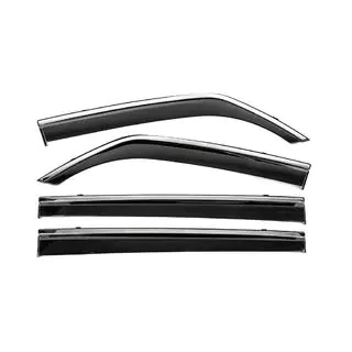Window Deflectors with Chrome Trim Niken Luxury (4 pcs) photo 1