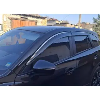 Window Deflectors with Chrome Trim Niken Luxury (4 pcs)