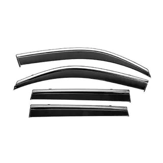 Window Deflectors with Chrome Trim Niken Luxury (4 pcs)