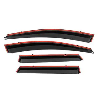 Window Deflectors with Chrome Trim Niken Luxury (4 pcs) photo 3