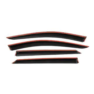 Window Deflectors with Chrome Trim Niken Luxury (4 pcs) photo 3