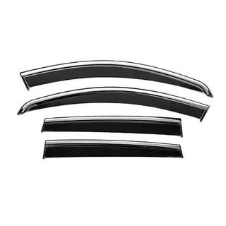 Window Deflectors with Chrome Trim Niken Luxury (4 pcs) photo 1