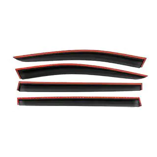 Window Deflectors with Chrome Trim Niken Luxury (4 pcs) photo 3