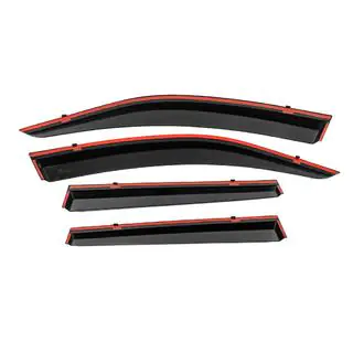 Window Deflectors with Chrome Trim Niken Luxury (4 pcs) photo 3