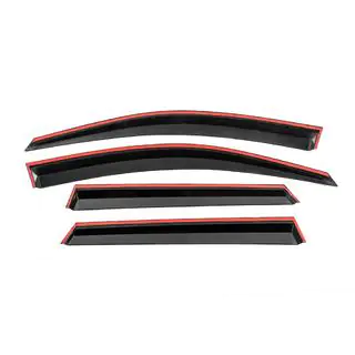 Window Deflectors with Chrome Trim Niken Luxury (2018-2022, 4 pcs) photo 4