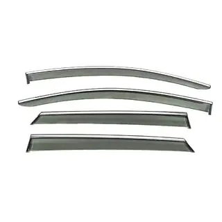 Window Deflectors with Chrome Trim Niken Luxury (4 pcs)