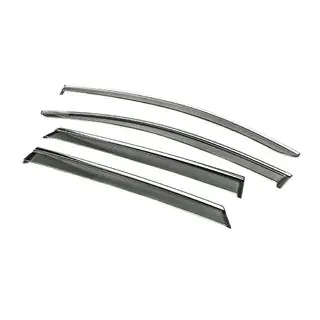 Window Deflectors with Chrome Trim Niken Luxury (4 pcs) photo 2