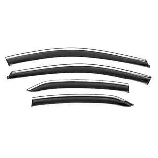Window Deflectors with Chrome Trim Niken Luxury (4 pcs) photo 1