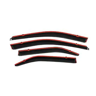 Window Deflectors with Chrome Trim Niken Luxury (2011-2017 EU / 2011-2014 USA, 4 pcs) photo 3