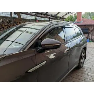 Window Deflectors with Chrome Trim Niken Luxury (4 pcs) photo 4