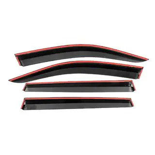 Window Deflectors with Chrome Trim Niken Luxury (4 pcs) photo 4