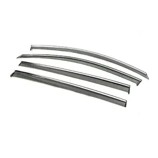 Window Deflectors with Chrome Trim Niken Luxury (4 pcs) photo 2